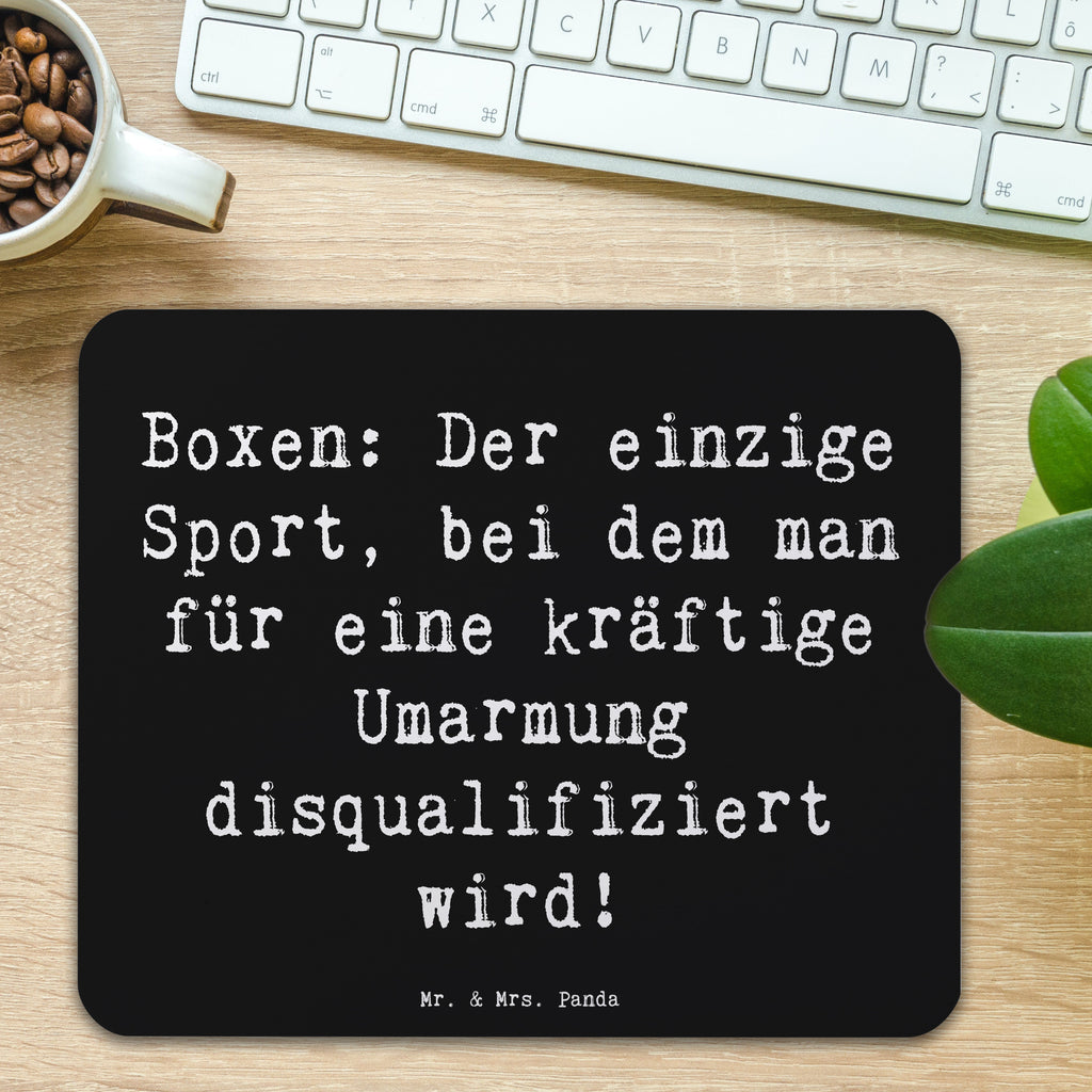 Mauspad Spruch Boxen: Der einzige Sport, bei dem man für eine kräftige Umarmung disqualifiziert wird! Mousepad, Computer zubehör, Büroausstattung, PC Zubehör, Arbeitszimmer, Mauspad, Einzigartiges Mauspad, Designer Mauspad, Mausunterlage, Mauspad Büro, Geschenk, Sport, Sportart, Hobby, Schenken, Danke, Dankeschön, Auszeichnung, Gewinn, Sportler