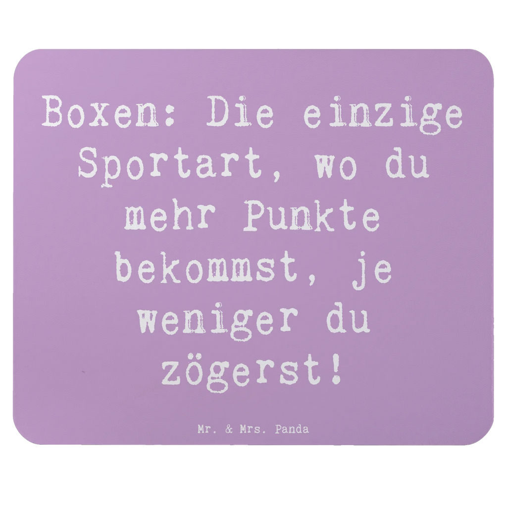 Mauspad Spruch Boxen Schnell Entscheiden