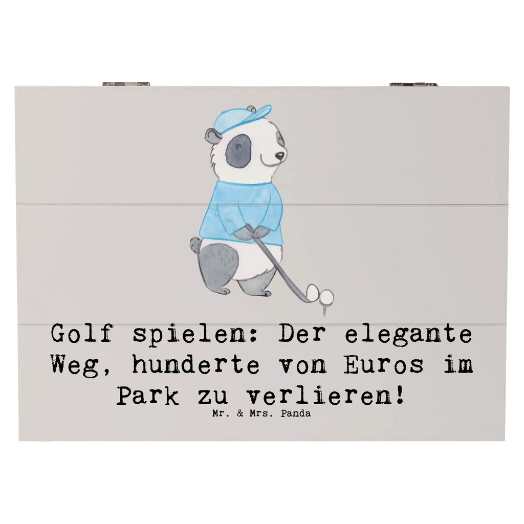 Holzkiste Golf Eleganz Holzkiste, Kiste, Schatzkiste, Truhe, Schatulle, XXL, Erinnerungsbox, Erinnerungskiste, Dekokiste, Aufbewahrungsbox, Geschenkbox, Geschenkdose, Geschenk, Sport, Sportart, Hobby, Schenken, Danke, Dankeschön, Auszeichnung, Gewinn, Sportler