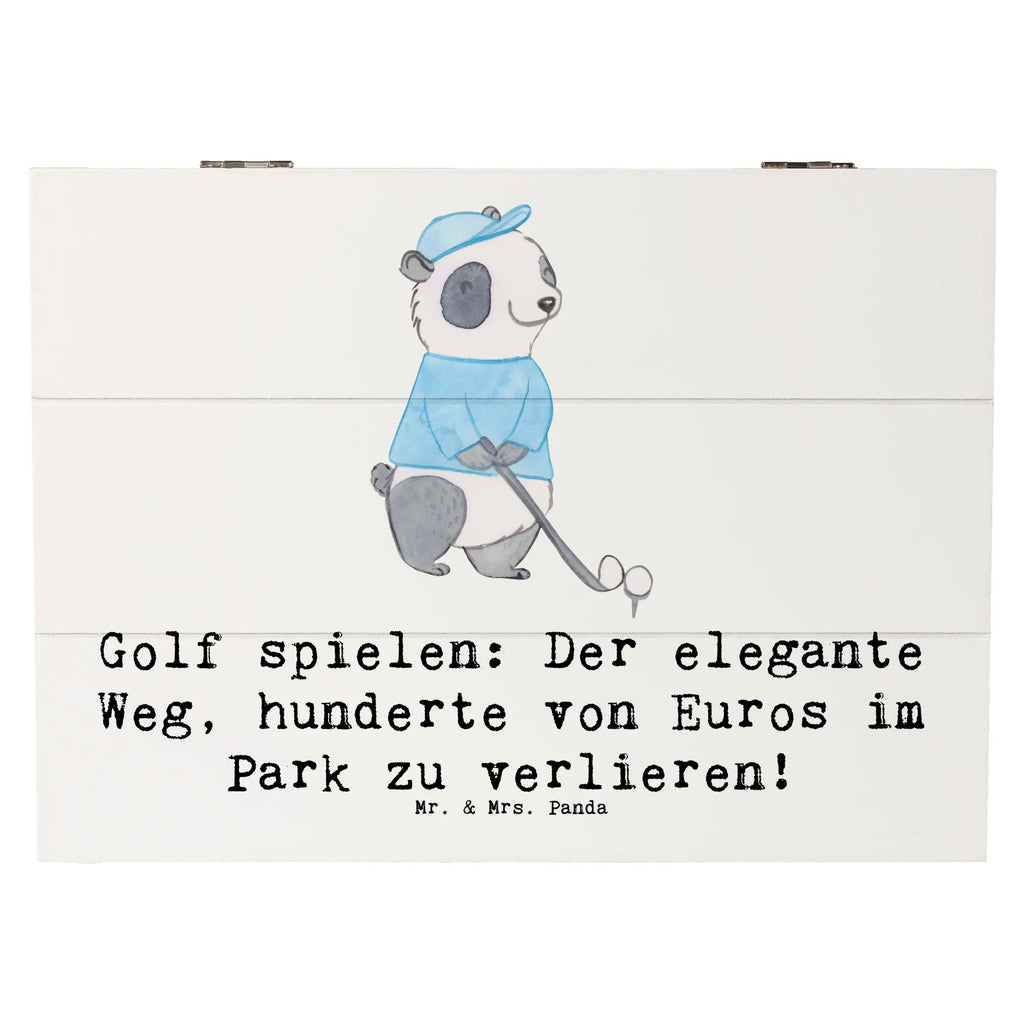 Holzkiste Golf Eleganz Holzkiste, Kiste, Schatzkiste, Truhe, Schatulle, XXL, Erinnerungsbox, Erinnerungskiste, Dekokiste, Aufbewahrungsbox, Geschenkbox, Geschenkdose, Geschenk, Sport, Sportart, Hobby, Schenken, Danke, Dankeschön, Auszeichnung, Gewinn, Sportler