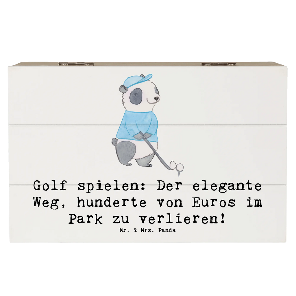 Holzkiste Golf Eleganz Holzkiste, Kiste, Schatzkiste, Truhe, Schatulle, XXL, Erinnerungsbox, Erinnerungskiste, Dekokiste, Aufbewahrungsbox, Geschenkbox, Geschenkdose, Geschenk, Sport, Sportart, Hobby, Schenken, Danke, Dankeschön, Auszeichnung, Gewinn, Sportler