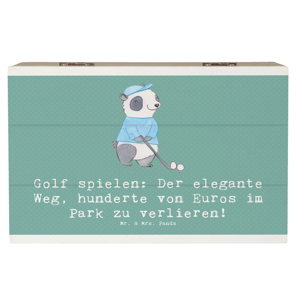 Holzkiste Golf Eleganz Holzkiste, Kiste, Schatzkiste, Truhe, Schatulle, XXL, Erinnerungsbox, Erinnerungskiste, Dekokiste, Aufbewahrungsbox, Geschenkbox, Geschenkdose, Geschenk, Sport, Sportart, Hobby, Schenken, Danke, Dankeschön, Auszeichnung, Gewinn, Sportler