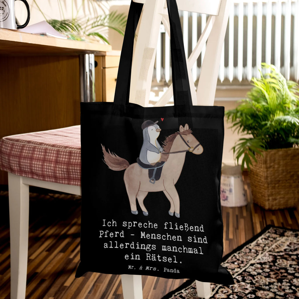 Tragetasche Reiten und Rätsel Beuteltasche, Beutel, Einkaufstasche, Jutebeutel, Stoffbeutel, Tasche, Shopper, Umhängetasche, Strandtasche, Schultertasche, Stofftasche, Tragetasche, Badetasche, Jutetasche, Einkaufstüte, Laptoptasche, Geschenk, Sport, Sportart, Hobby, Schenken, Danke, Dankeschön, Auszeichnung, Gewinn, Sportler