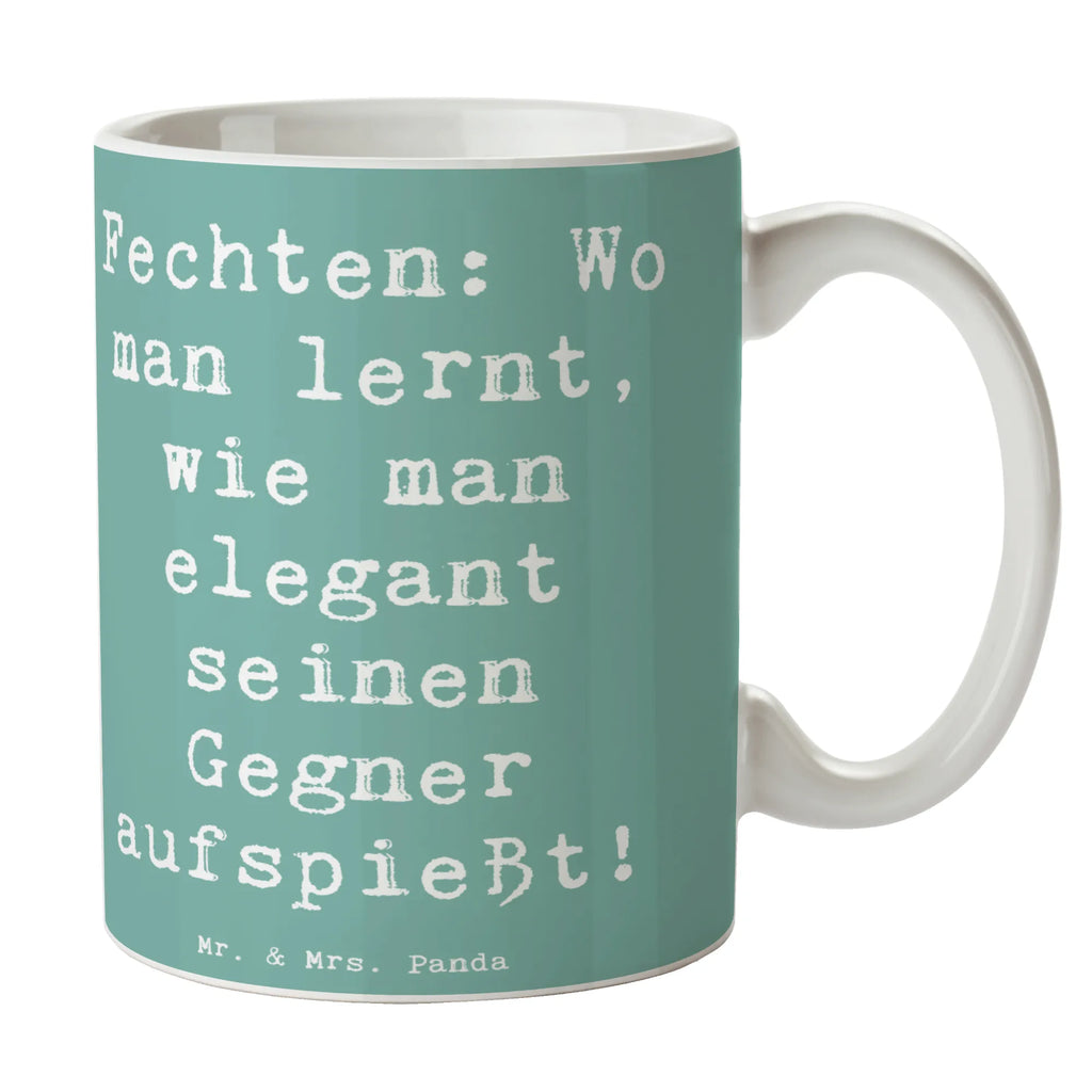 Tasse Spruch Fechten Eleganz Tasse, Kaffeetasse, Teetasse, Becher, Kaffeebecher, Teebecher, Keramiktasse, Porzellantasse, Büro Tasse, Geschenk Tasse, Tasse Sprüche, Tasse Motive, Kaffeetassen, Tasse bedrucken, Designer Tasse, Cappuccino Tassen, Schöne Teetassen, Geschenk, Sport, Sportart, Hobby, Schenken, Danke, Dankeschön, Auszeichnung, Gewinn, Sportler