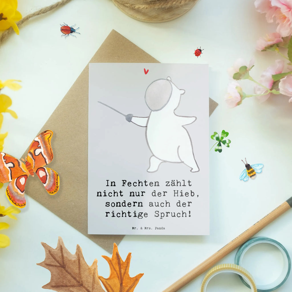 Grußkarte Fechten Spruch Grußkarte, Klappkarte, Einladungskarte, Glückwunschkarte, Hochzeitskarte, Geburtstagskarte, Karte, Ansichtskarten, Geschenk, Sport, Sportart, Hobby, Schenken, Danke, Dankeschön, Auszeichnung, Gewinn, Sportler