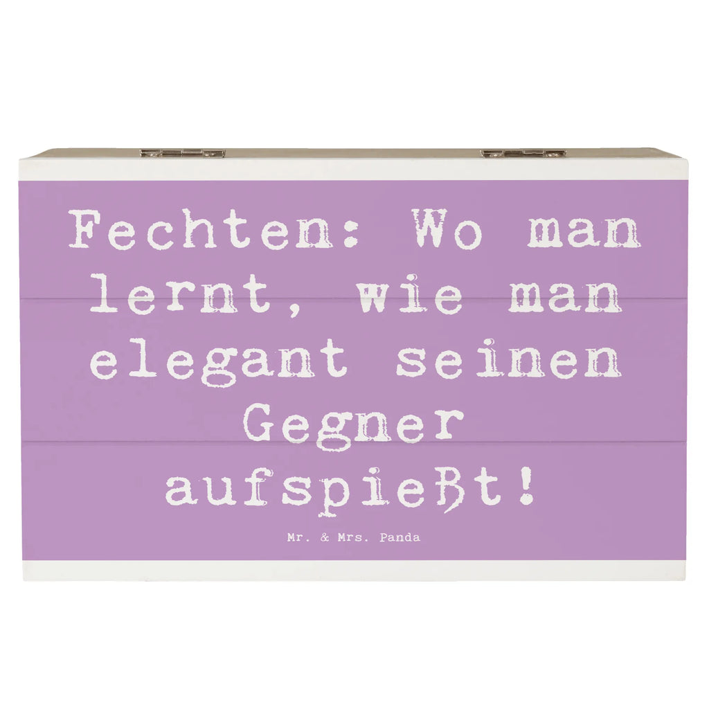 Holzkiste Spruch Fechten Eleganz Holzkiste, Kiste, Schatzkiste, Truhe, Schatulle, XXL, Erinnerungsbox, Erinnerungskiste, Dekokiste, Aufbewahrungsbox, Geschenkbox, Geschenkdose, Geschenk, Sport, Sportart, Hobby, Schenken, Danke, Dankeschön, Auszeichnung, Gewinn, Sportler