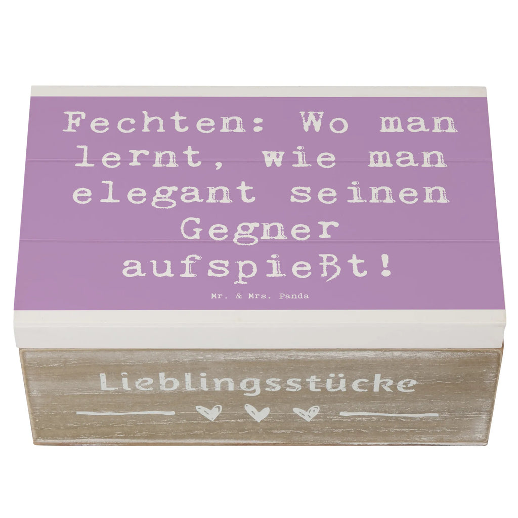 Holzkiste Spruch Fechten Eleganz Holzkiste, Kiste, Schatzkiste, Truhe, Schatulle, XXL, Erinnerungsbox, Erinnerungskiste, Dekokiste, Aufbewahrungsbox, Geschenkbox, Geschenkdose, Geschenk, Sport, Sportart, Hobby, Schenken, Danke, Dankeschön, Auszeichnung, Gewinn, Sportler