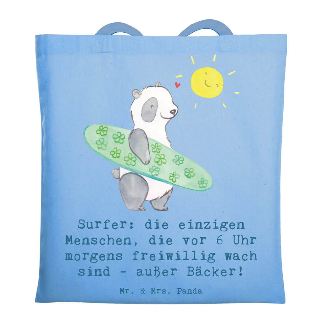 Tragetasche Surfen Frühaufsteher Beuteltasche, Beutel, Einkaufstasche, Jutebeutel, Stoffbeutel, Tasche, Shopper, Umhängetasche, Strandtasche, Schultertasche, Stofftasche, Tragetasche, Badetasche, Jutetasche, Einkaufstüte, Laptoptasche, Geschenk, Sport, Sportart, Hobby, Schenken, Danke, Dankeschön, Auszeichnung, Gewinn, Sportler