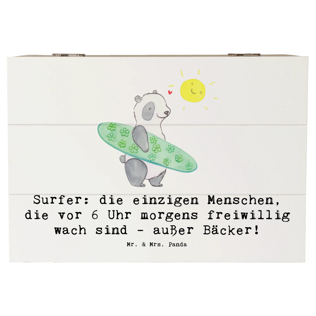 Holzkiste Surfen Frühaufsteher Holzkiste, Kiste, Schatzkiste, Truhe, Schatulle, XXL, Erinnerungsbox, Erinnerungskiste, Dekokiste, Aufbewahrungsbox, Geschenkbox, Geschenkdose, Geschenk, Sport, Sportart, Hobby, Schenken, Danke, Dankeschön, Auszeichnung, Gewinn, Sportler