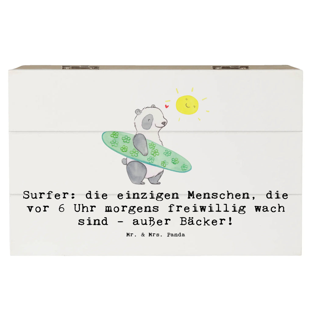 Holzkiste Surfen Frühaufsteher Holzkiste, Kiste, Schatzkiste, Truhe, Schatulle, XXL, Erinnerungsbox, Erinnerungskiste, Dekokiste, Aufbewahrungsbox, Geschenkbox, Geschenkdose, Geschenk, Sport, Sportart, Hobby, Schenken, Danke, Dankeschön, Auszeichnung, Gewinn, Sportler