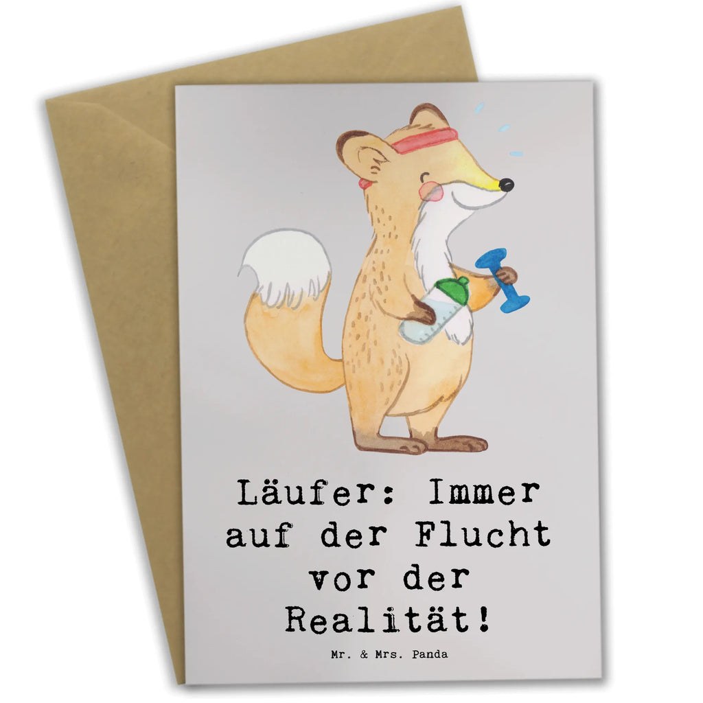 Grußkarte Laufen Realitätsflucht Grußkarte, Klappkarte, Einladungskarte, Glückwunschkarte, Hochzeitskarte, Geburtstagskarte, Karte, Ansichtskarten, Geschenk, Sport, Sportart, Hobby, Schenken, Danke, Dankeschön, Auszeichnung, Gewinn, Sportler