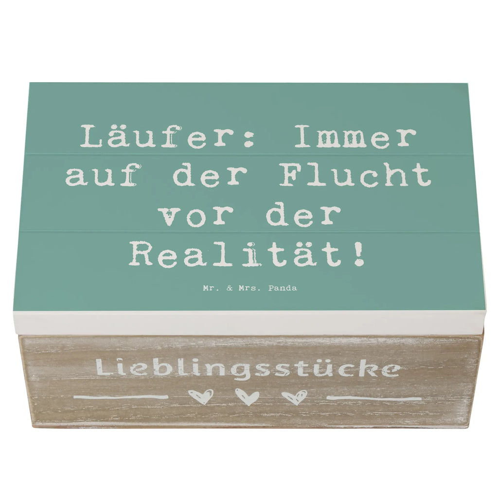 Holzkiste Spruch Laufen Realitätsflucht Holzkiste, Kiste, Schatzkiste, Truhe, Schatulle, XXL, Erinnerungsbox, Erinnerungskiste, Dekokiste, Aufbewahrungsbox, Geschenkbox, Geschenkdose, Geschenk, Sport, Sportart, Hobby, Schenken, Danke, Dankeschön, Auszeichnung, Gewinn, Sportler