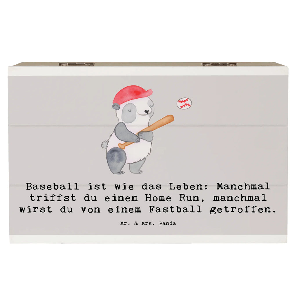 Holzkiste Baseball Leben Holzkiste, Kiste, Schatzkiste, Truhe, Schatulle, XXL, Erinnerungsbox, Erinnerungskiste, Dekokiste, Aufbewahrungsbox, Geschenkbox, Geschenkdose, Geschenk, Sport, Sportart, Hobby, Schenken, Danke, Dankeschön, Auszeichnung, Gewinn, Sportler