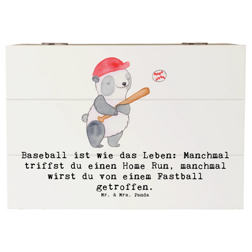 Holzkiste Baseball Leben Holzkiste, Kiste, Schatzkiste, Truhe, Schatulle, XXL, Erinnerungsbox, Erinnerungskiste, Dekokiste, Aufbewahrungsbox, Geschenkbox, Geschenkdose, Geschenk, Sport, Sportart, Hobby, Schenken, Danke, Dankeschön, Auszeichnung, Gewinn, Sportler