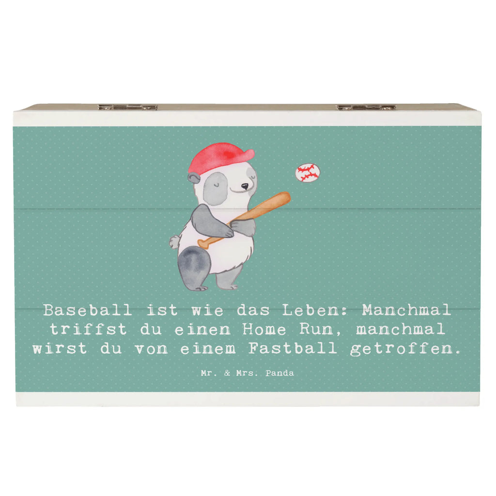 Holzkiste Baseball Leben Holzkiste, Kiste, Schatzkiste, Truhe, Schatulle, XXL, Erinnerungsbox, Erinnerungskiste, Dekokiste, Aufbewahrungsbox, Geschenkbox, Geschenkdose, Geschenk, Sport, Sportart, Hobby, Schenken, Danke, Dankeschön, Auszeichnung, Gewinn, Sportler