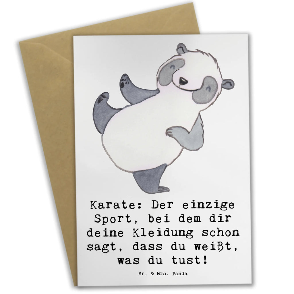 Grußkarte Karate Kleidung Grußkarte, Klappkarte, Einladungskarte, Glückwunschkarte, Hochzeitskarte, Geburtstagskarte, Karte, Ansichtskarten, Geschenk, Sport, Sportart, Hobby, Schenken, Danke, Dankeschön, Auszeichnung, Gewinn, Sportler