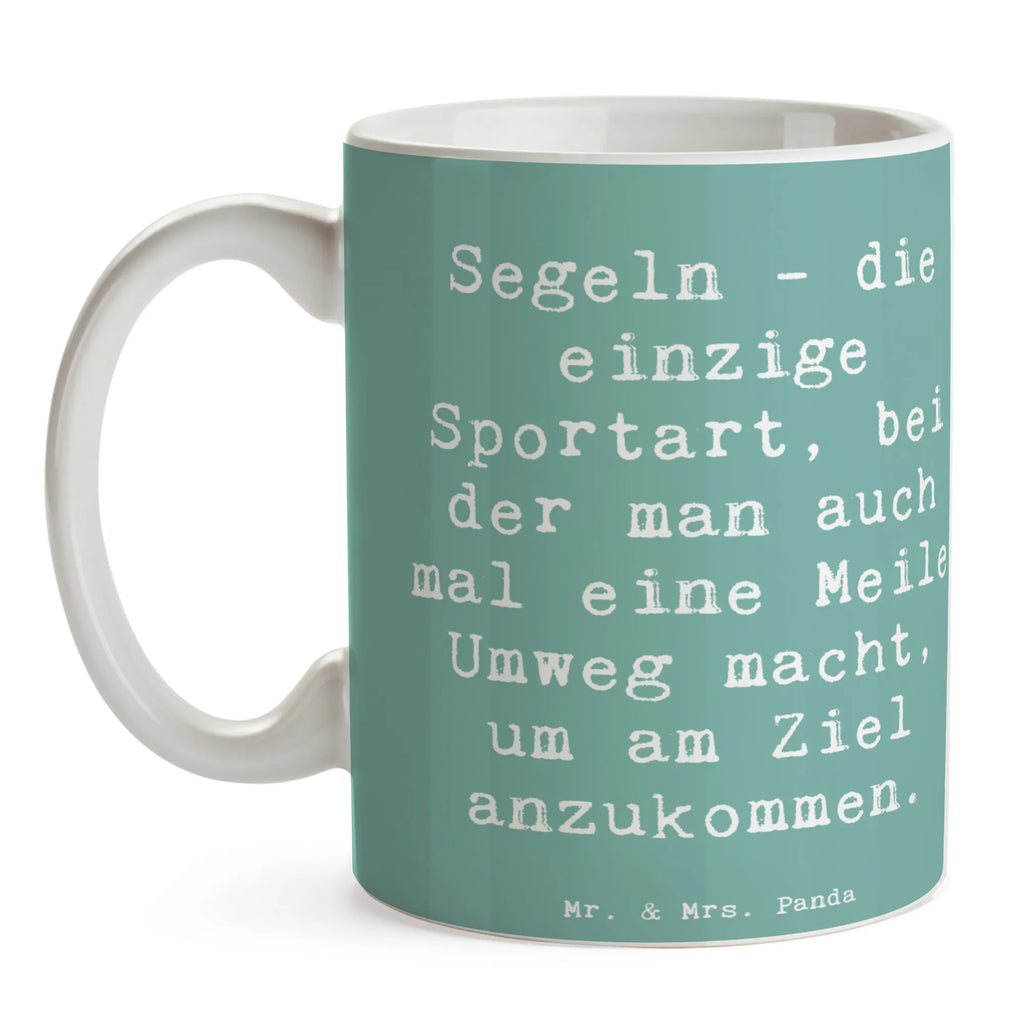 Tasse Spruch Segeln Umweg Tasse, Kaffeetasse, Teetasse, Becher, Kaffeebecher, Teebecher, Keramiktasse, Porzellantasse, Büro Tasse, Geschenk Tasse, Tasse Sprüche, Tasse Motive, Kaffeetassen, Tasse bedrucken, Designer Tasse, Cappuccino Tassen, Schöne Teetassen, Geschenk, Sport, Sportart, Hobby, Schenken, Danke, Dankeschön, Auszeichnung, Gewinn, Sportler