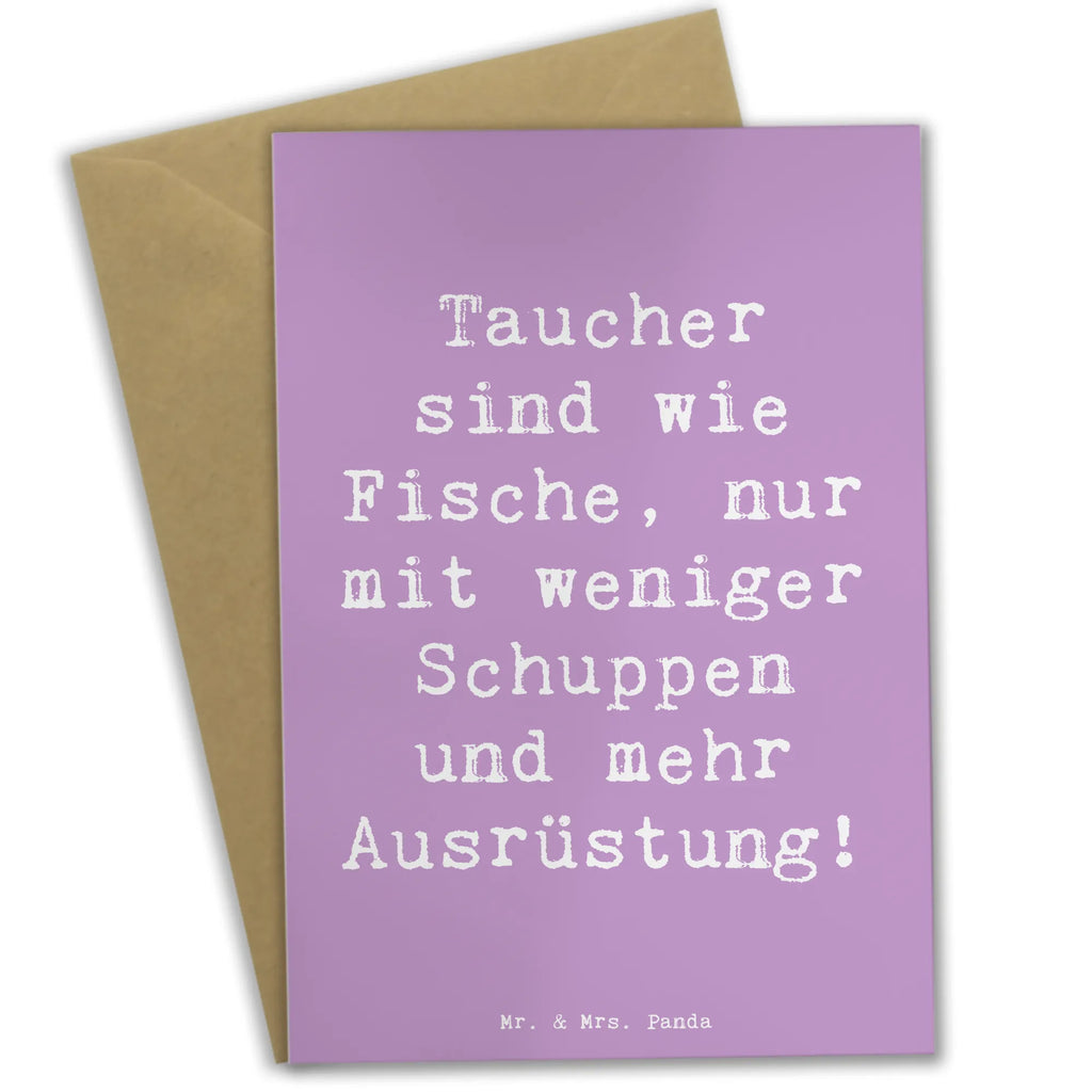 Grußkarte Spruch Tauchen Abenteuer Grußkarte, Klappkarte, Einladungskarte, Glückwunschkarte, Hochzeitskarte, Geburtstagskarte, Karte, Ansichtskarten, Geschenk, Sport, Sportart, Hobby, Schenken, Danke, Dankeschön, Auszeichnung, Gewinn, Sportler