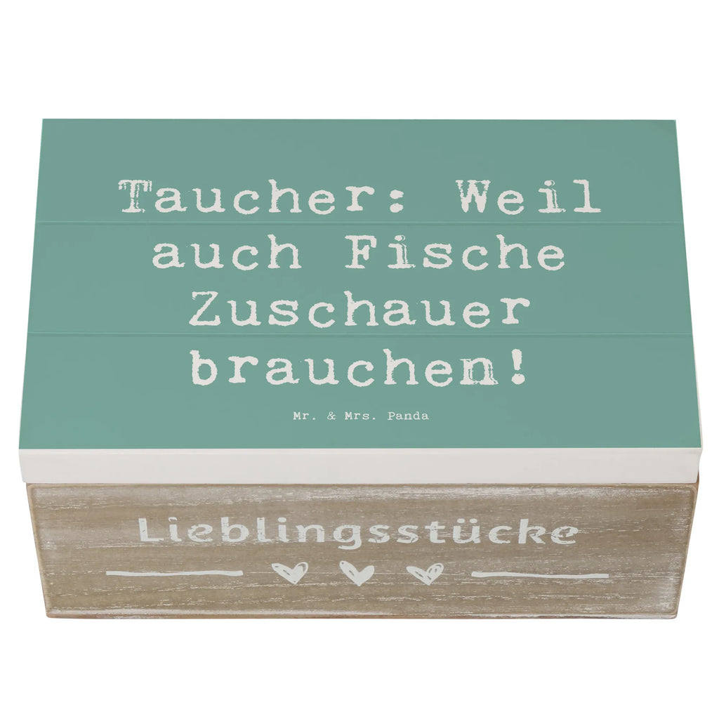 Holzkiste Spruch Tauchen Zuschauer Holzkiste, Kiste, Schatzkiste, Truhe, Schatulle, XXL, Erinnerungsbox, Erinnerungskiste, Dekokiste, Aufbewahrungsbox, Geschenkbox, Geschenkdose, Geschenk, Sport, Sportart, Hobby, Schenken, Danke, Dankeschön, Auszeichnung, Gewinn, Sportler