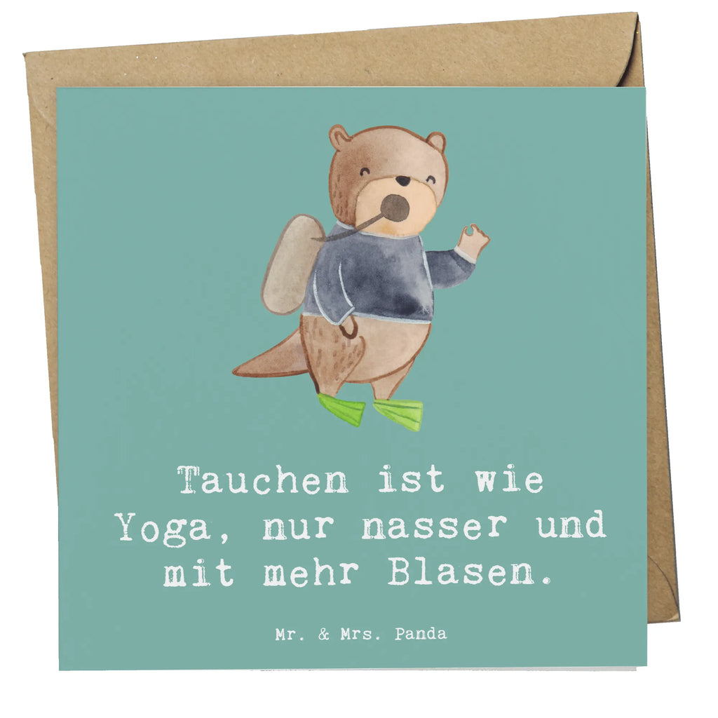 Deluxe Karte Tauchen Yoga Karte, Grußkarte, Klappkarte, Einladungskarte, Glückwunschkarte, Hochzeitskarte, Geburtstagskarte, Hochwertige Grußkarte, Hochwertige Klappkarte, Geschenk, Sport, Sportart, Hobby, Schenken, Danke, Dankeschön, Auszeichnung, Gewinn, Sportler