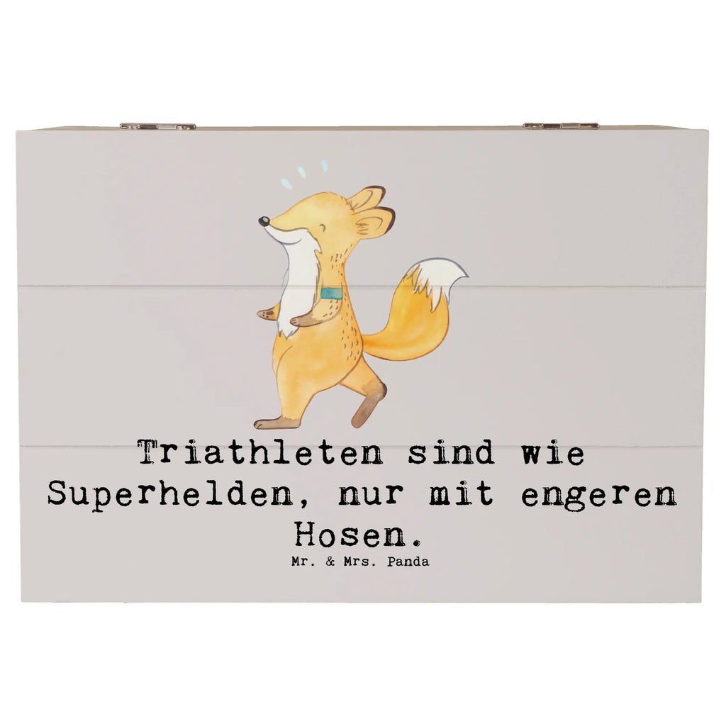 Holzkiste Triathlon Superheld Holzkiste, Kiste, Schatzkiste, Truhe, Schatulle, XXL, Erinnerungsbox, Erinnerungskiste, Dekokiste, Aufbewahrungsbox, Geschenkbox, Geschenkdose, Geschenk, Sport, Sportart, Hobby, Schenken, Danke, Dankeschön, Auszeichnung, Gewinn, Sportler