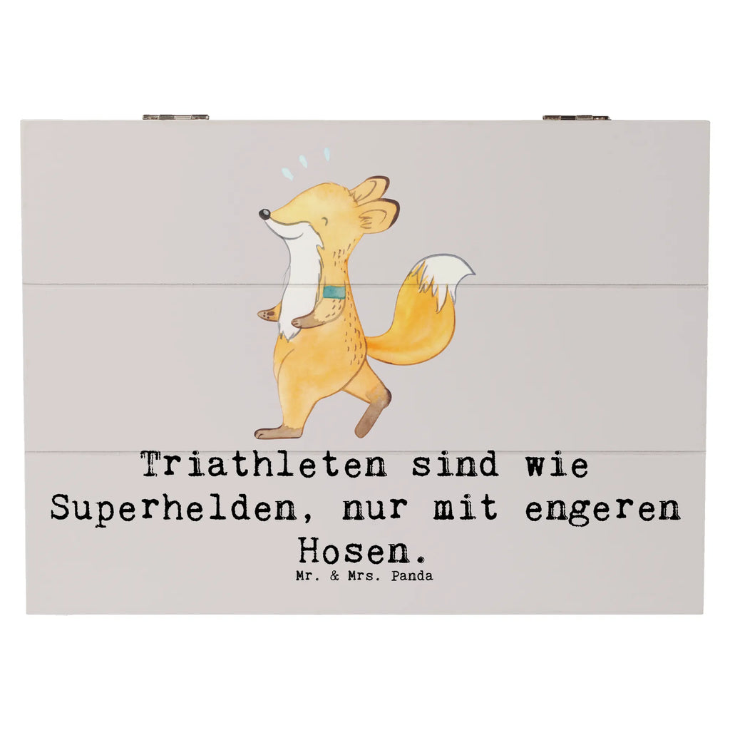 Holzkiste Triathlon Superheld Holzkiste, Kiste, Schatzkiste, Truhe, Schatulle, XXL, Erinnerungsbox, Erinnerungskiste, Dekokiste, Aufbewahrungsbox, Geschenkbox, Geschenkdose, Geschenk, Sport, Sportart, Hobby, Schenken, Danke, Dankeschön, Auszeichnung, Gewinn, Sportler