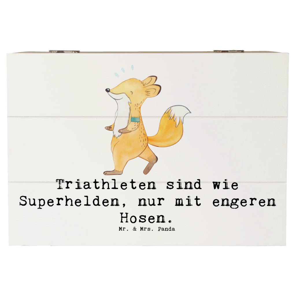 Holzkiste Triathlon Superheld Holzkiste, Kiste, Schatzkiste, Truhe, Schatulle, XXL, Erinnerungsbox, Erinnerungskiste, Dekokiste, Aufbewahrungsbox, Geschenkbox, Geschenkdose, Geschenk, Sport, Sportart, Hobby, Schenken, Danke, Dankeschön, Auszeichnung, Gewinn, Sportler