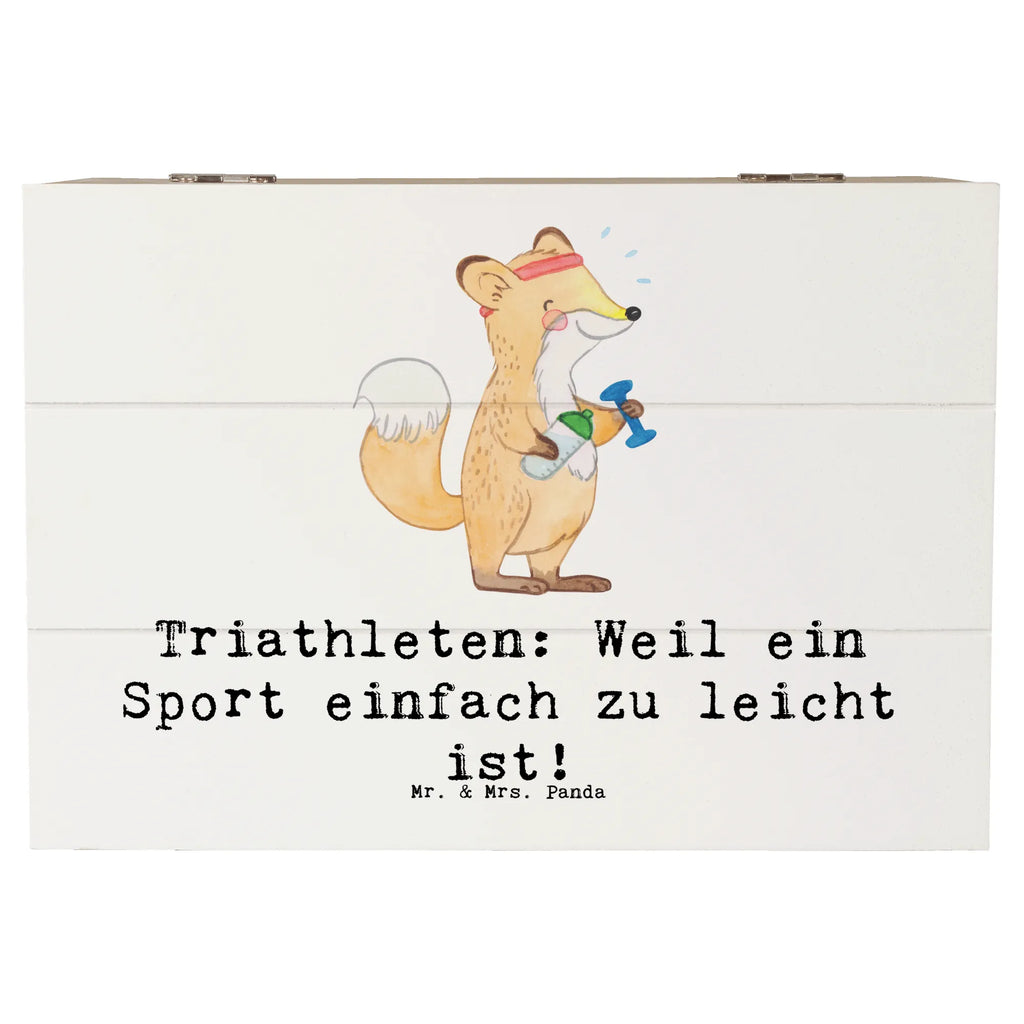 Holzkiste Triathlon Helden Holzkiste, Kiste, Schatzkiste, Truhe, Schatulle, XXL, Erinnerungsbox, Erinnerungskiste, Dekokiste, Aufbewahrungsbox, Geschenkbox, Geschenkdose, Geschenk, Sport, Sportart, Hobby, Schenken, Danke, Dankeschön, Auszeichnung, Gewinn, Sportler