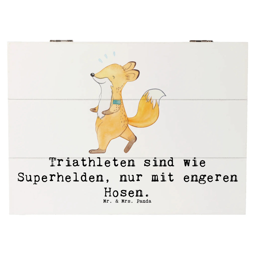 Holzkiste Triathlon Superheld Holzkiste, Kiste, Schatzkiste, Truhe, Schatulle, XXL, Erinnerungsbox, Erinnerungskiste, Dekokiste, Aufbewahrungsbox, Geschenkbox, Geschenkdose, Geschenk, Sport, Sportart, Hobby, Schenken, Danke, Dankeschön, Auszeichnung, Gewinn, Sportler