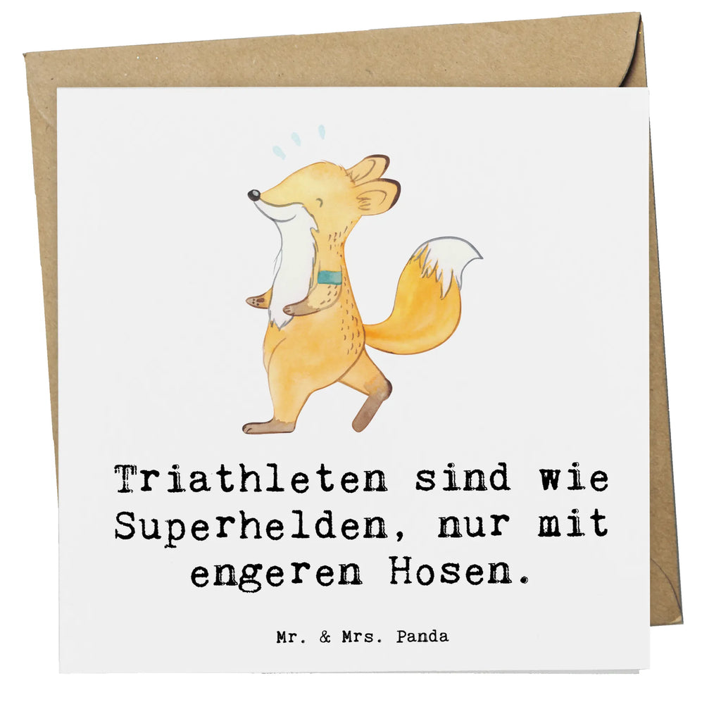 Deluxe Karte Triathlon Superheld Karte, Grußkarte, Klappkarte, Einladungskarte, Glückwunschkarte, Hochzeitskarte, Geburtstagskarte, Hochwertige Grußkarte, Hochwertige Klappkarte, Geschenk, Sport, Sportart, Hobby, Schenken, Danke, Dankeschön, Auszeichnung, Gewinn, Sportler