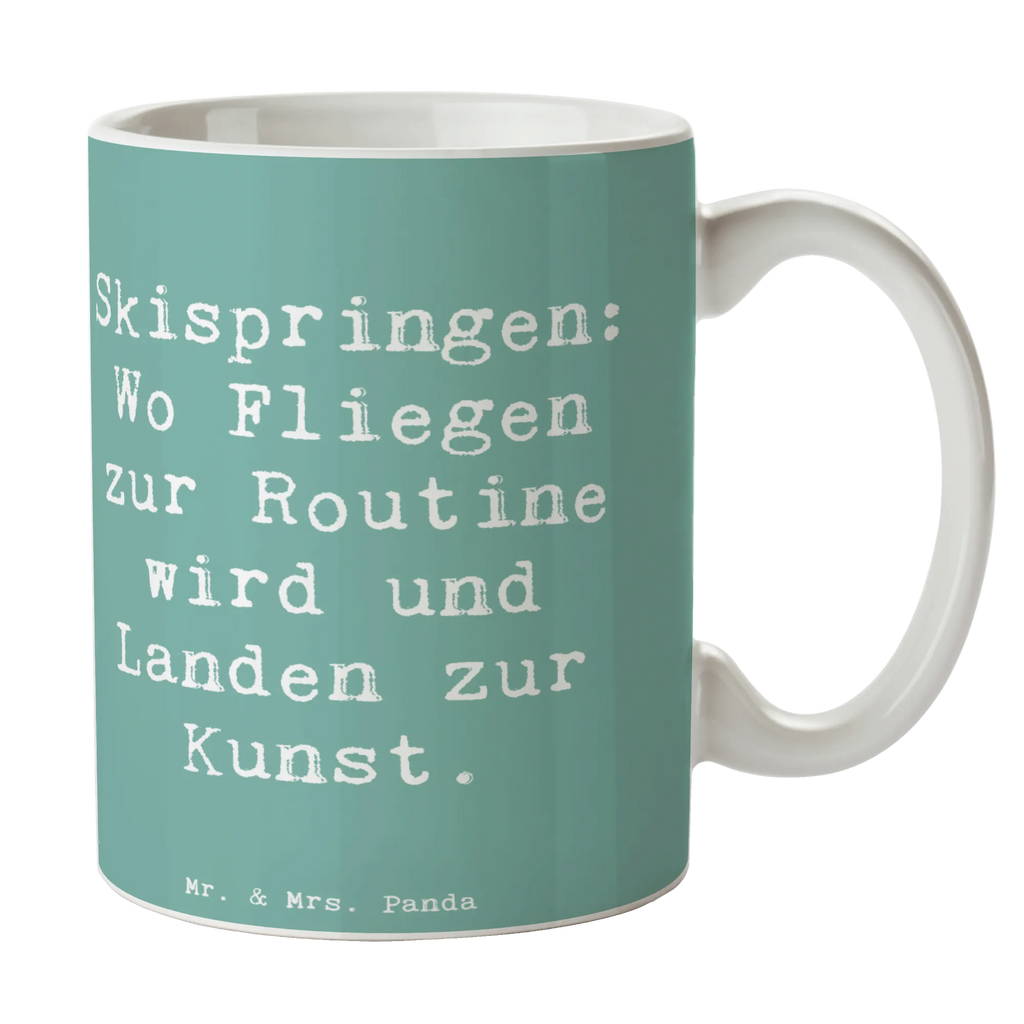 Tasse Spruch Skispringen Kunstflug Tasse, Kaffeetasse, Teetasse, Becher, Kaffeebecher, Teebecher, Keramiktasse, Porzellantasse, Büro Tasse, Geschenk Tasse, Tasse Sprüche, Tasse Motive, Kaffeetassen, Tasse bedrucken, Designer Tasse, Cappuccino Tassen, Schöne Teetassen, Geschenk, Sport, Sportart, Hobby, Schenken, Danke, Dankeschön, Auszeichnung, Gewinn, Sportler