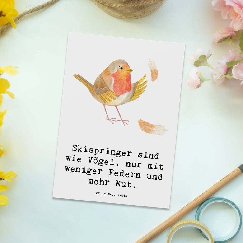 Postkarte Skispringen Mut Postkarte, Karte, Geschenkkarte, Grußkarte, Einladung, Ansichtskarte, Geburtstagskarte, Einladungskarte, Dankeskarte, Ansichtskarten, Einladung Geburtstag, Einladungskarten Geburtstag, Geschenk, Sport, Sportart, Hobby, Schenken, Danke, Dankeschön, Auszeichnung, Gewinn, Sportler