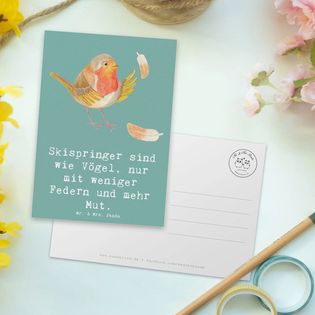 Postkarte Skispringen Mut Postkarte, Karte, Geschenkkarte, Grußkarte, Einladung, Ansichtskarte, Geburtstagskarte, Einladungskarte, Dankeskarte, Ansichtskarten, Einladung Geburtstag, Einladungskarten Geburtstag, Geschenk, Sport, Sportart, Hobby, Schenken, Danke, Dankeschön, Auszeichnung, Gewinn, Sportler