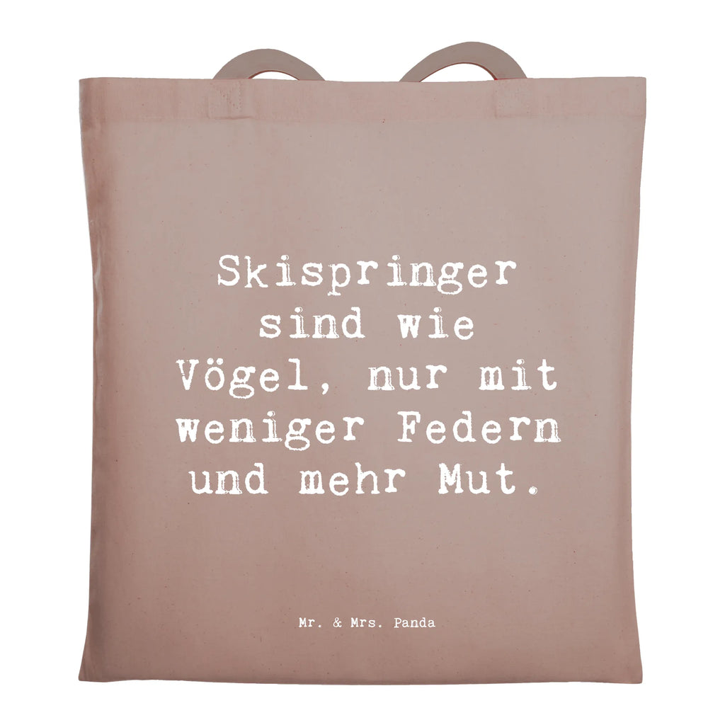 Tragetasche Spruch Skispringen Mut Beuteltasche, Beutel, Einkaufstasche, Jutebeutel, Stoffbeutel, Tasche, Shopper, Umhängetasche, Strandtasche, Schultertasche, Stofftasche, Tragetasche, Badetasche, Jutetasche, Einkaufstüte, Laptoptasche, Geschenk, Sport, Sportart, Hobby, Schenken, Danke, Dankeschön, Auszeichnung, Gewinn, Sportler