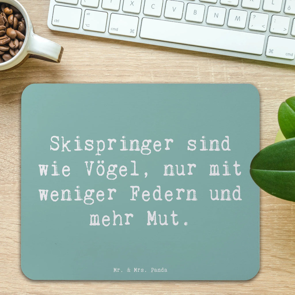 Mauspad Spruch Skispringen Mut Mousepad, Computer zubehör, Büroausstattung, PC Zubehör, Arbeitszimmer, Mauspad, Einzigartiges Mauspad, Designer Mauspad, Mausunterlage, Mauspad Büro, Geschenk, Sport, Sportart, Hobby, Schenken, Danke, Dankeschön, Auszeichnung, Gewinn, Sportler