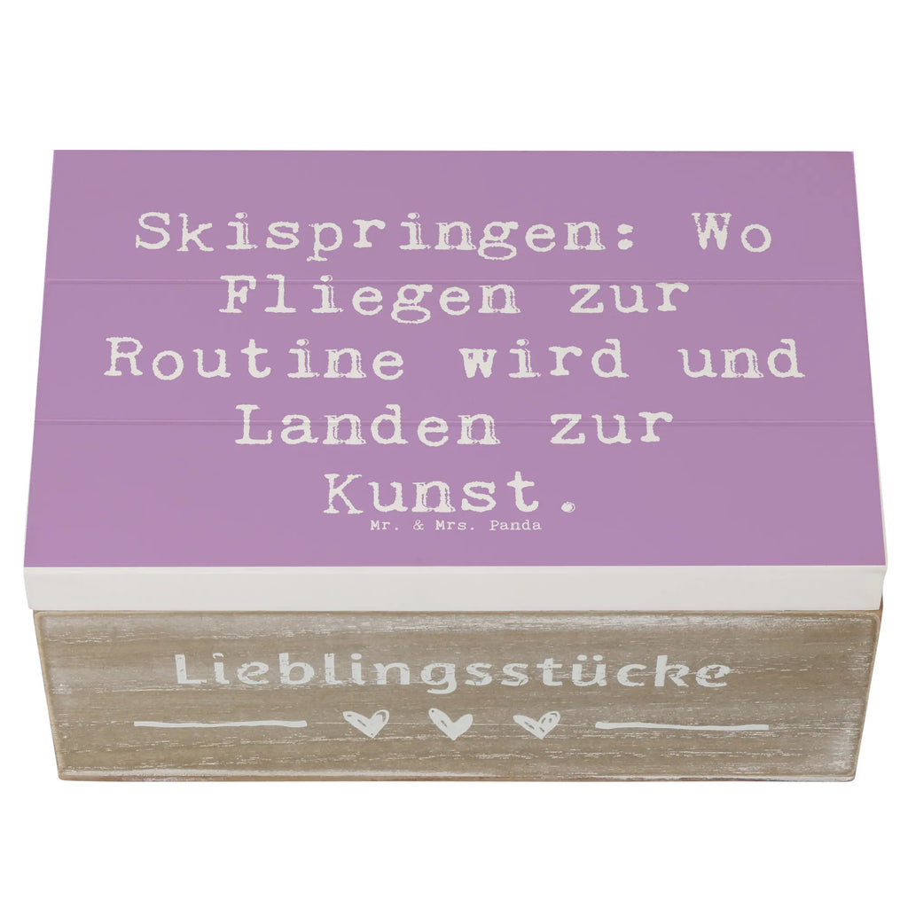 Holzkiste Spruch Skispringen Kunstflug Holzkiste, Kiste, Schatzkiste, Truhe, Schatulle, XXL, Erinnerungsbox, Erinnerungskiste, Dekokiste, Aufbewahrungsbox, Geschenkbox, Geschenkdose, Geschenk, Sport, Sportart, Hobby, Schenken, Danke, Dankeschön, Auszeichnung, Gewinn, Sportler