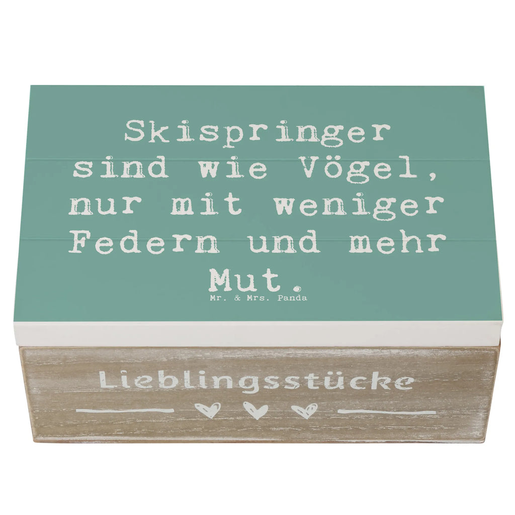 Holzkiste Spruch Skispringen Mut Holzkiste, Kiste, Schatzkiste, Truhe, Schatulle, XXL, Erinnerungsbox, Erinnerungskiste, Dekokiste, Aufbewahrungsbox, Geschenkbox, Geschenkdose, Geschenk, Sport, Sportart, Hobby, Schenken, Danke, Dankeschön, Auszeichnung, Gewinn, Sportler