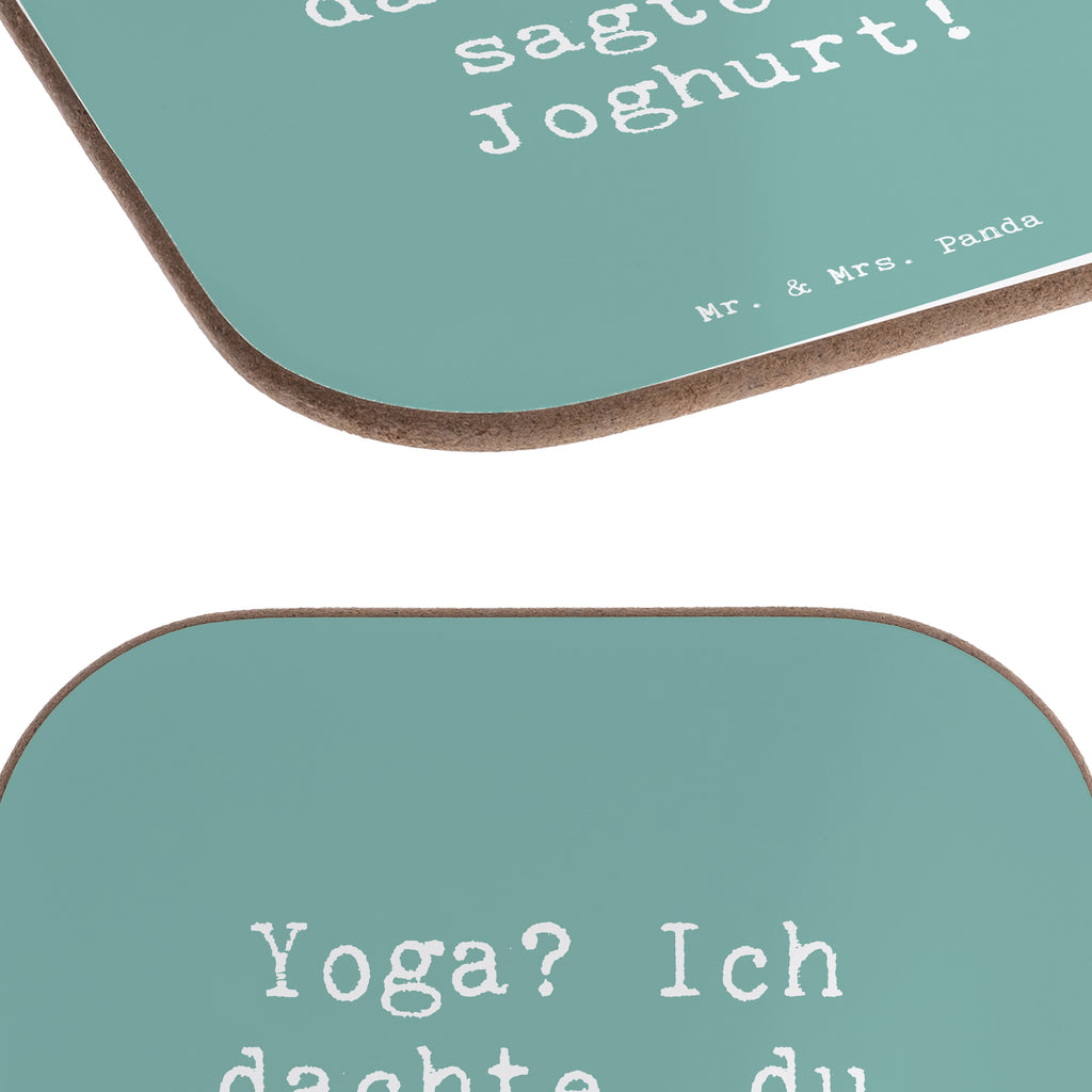 Untersetzer Spruch Yoga Humor