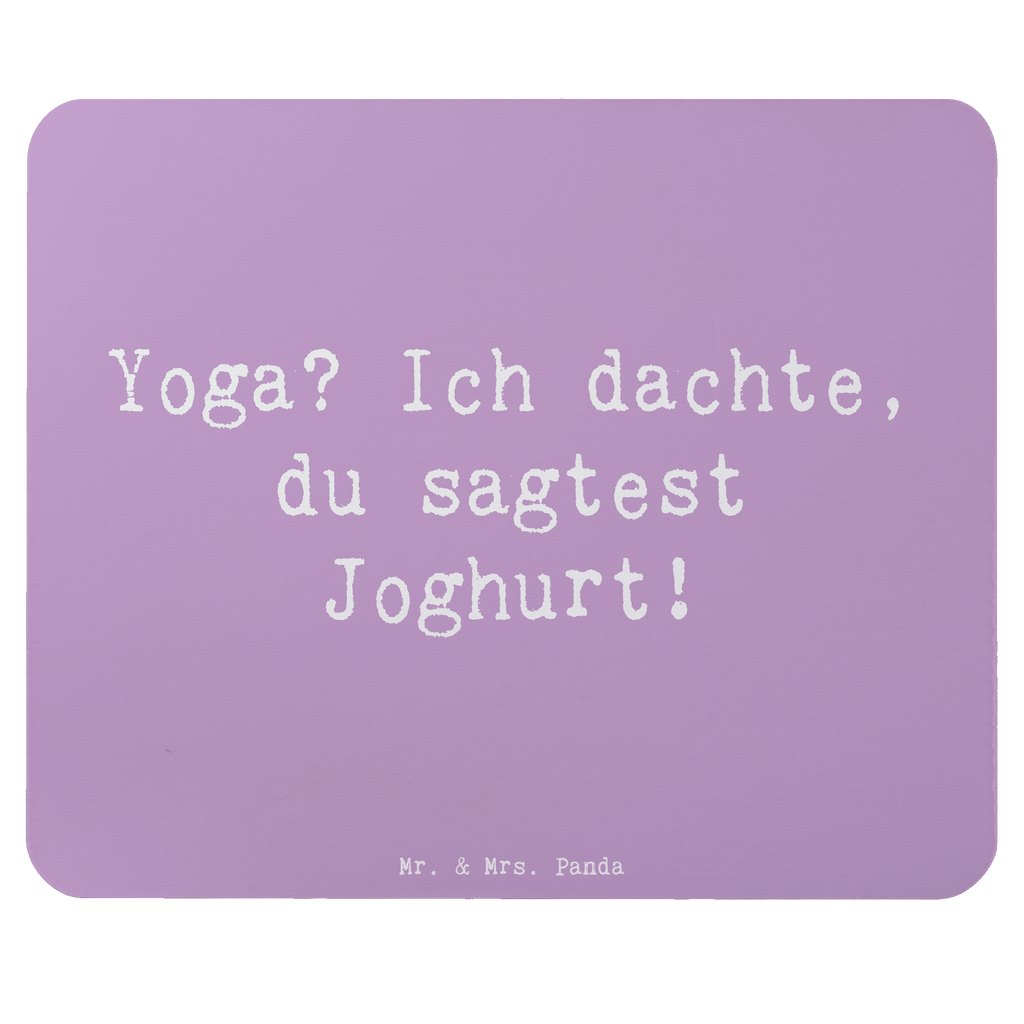 Mauspad Spruch Yoga Humor