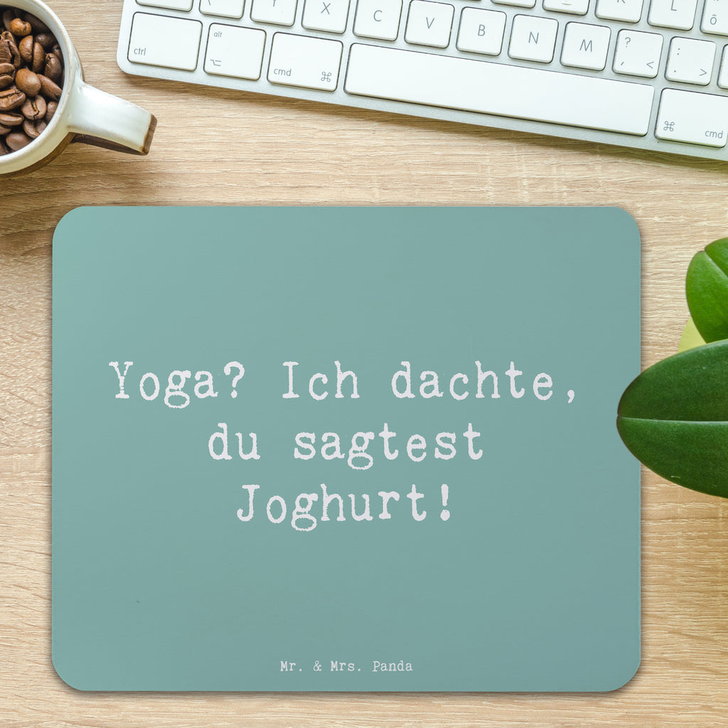 Mauspad Spruch Yoga Humor