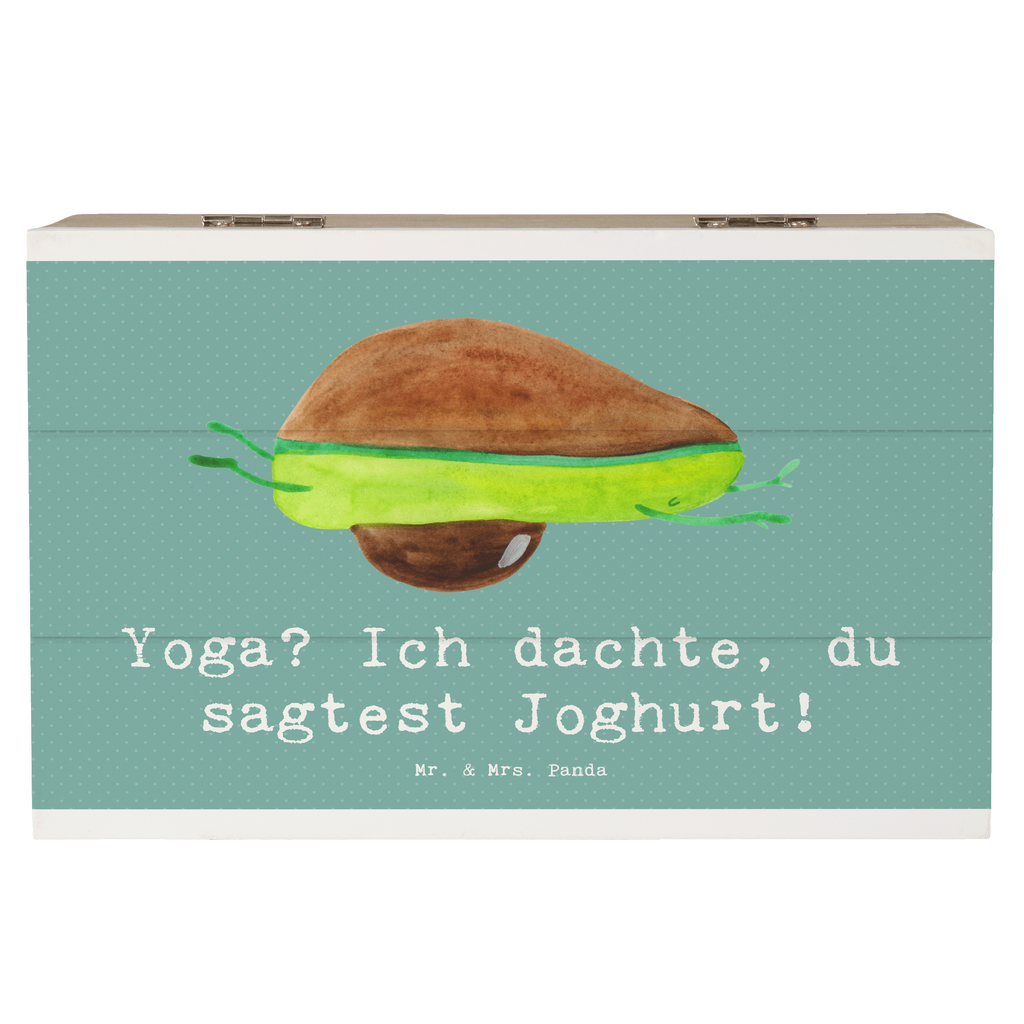 Holzkiste Yoga Humor Holzkiste, Kiste, Schatzkiste, Truhe, Schatulle, XXL, Erinnerungsbox, Erinnerungskiste, Dekokiste, Aufbewahrungsbox, Geschenkbox, Geschenkdose, Geschenk, Sport, Sportart, Hobby, Schenken, Danke, Dankeschön, Auszeichnung, Gewinn, Sportler