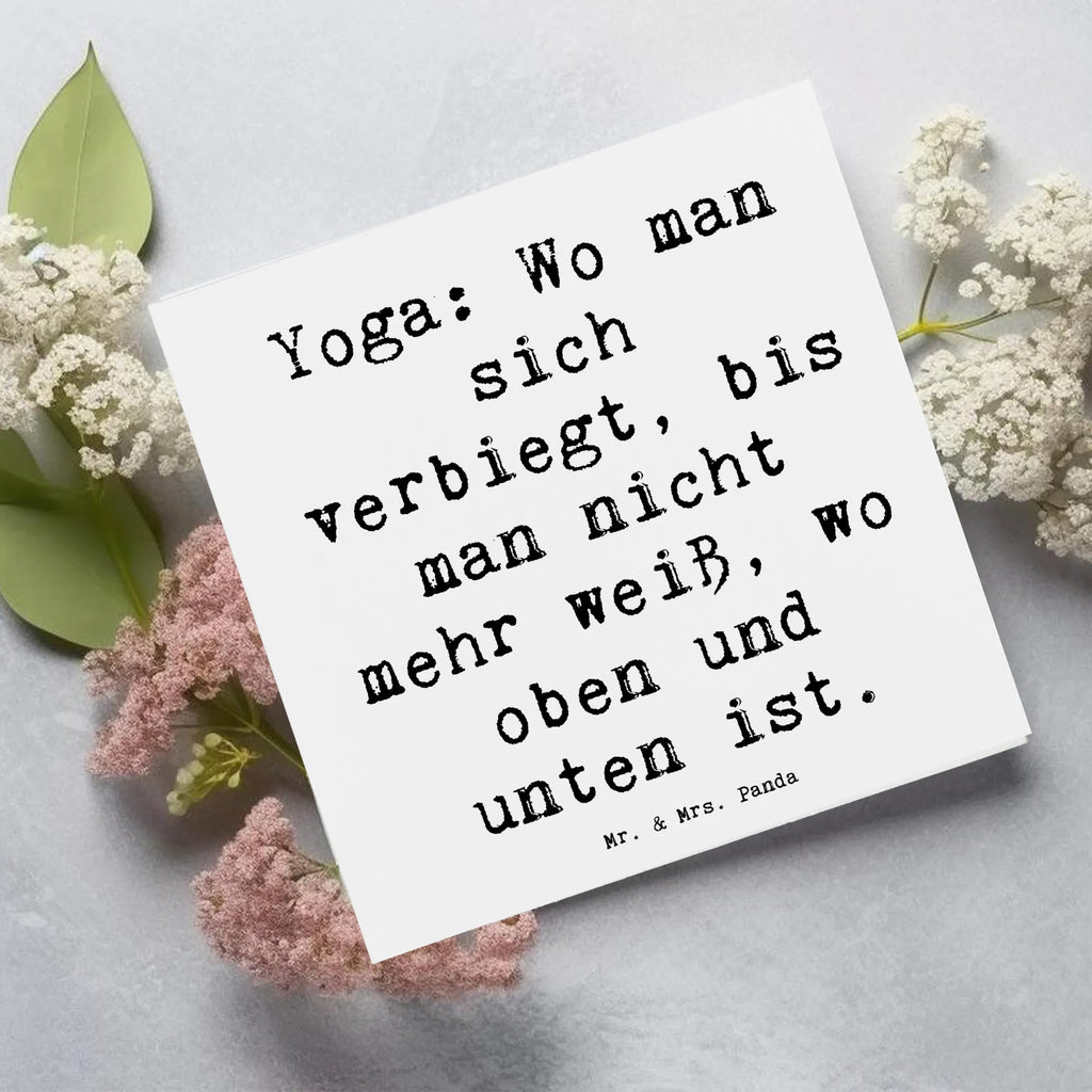 Deluxe Karte Spruch Yoga Balance Karte, Grußkarte, Klappkarte, Einladungskarte, Glückwunschkarte, Hochzeitskarte, Geburtstagskarte, Hochwertige Grußkarte, Hochwertige Klappkarte, Geschenk, Sport, Sportart, Hobby, Schenken, Danke, Dankeschön, Auszeichnung, Gewinn, Sportler