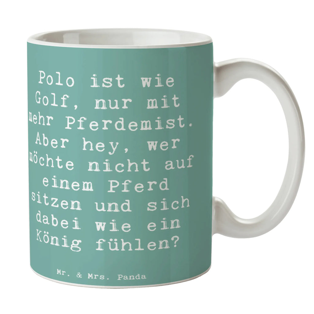 Tasse Spruch Polo Abenteuer Tasse, Kaffeetasse, Teetasse, Becher, Kaffeebecher, Teebecher, Keramiktasse, Porzellantasse, Büro Tasse, Geschenk Tasse, Tasse Sprüche, Tasse Motive, Kaffeetassen, Tasse bedrucken, Designer Tasse, Cappuccino Tassen, Schöne Teetassen, Geschenk, Sport, Sportart, Hobby, Schenken, Danke, Dankeschön, Auszeichnung, Gewinn, Sportler