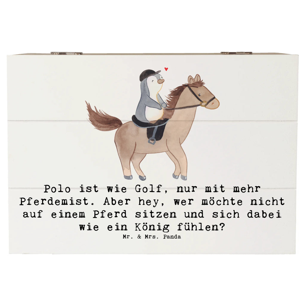 Holzkiste Polo Abenteuer Holzkiste, Kiste, Schatzkiste, Truhe, Schatulle, XXL, Erinnerungsbox, Erinnerungskiste, Dekokiste, Aufbewahrungsbox, Geschenkbox, Geschenkdose, Geschenk, Sport, Sportart, Hobby, Schenken, Danke, Dankeschön, Auszeichnung, Gewinn, Sportler