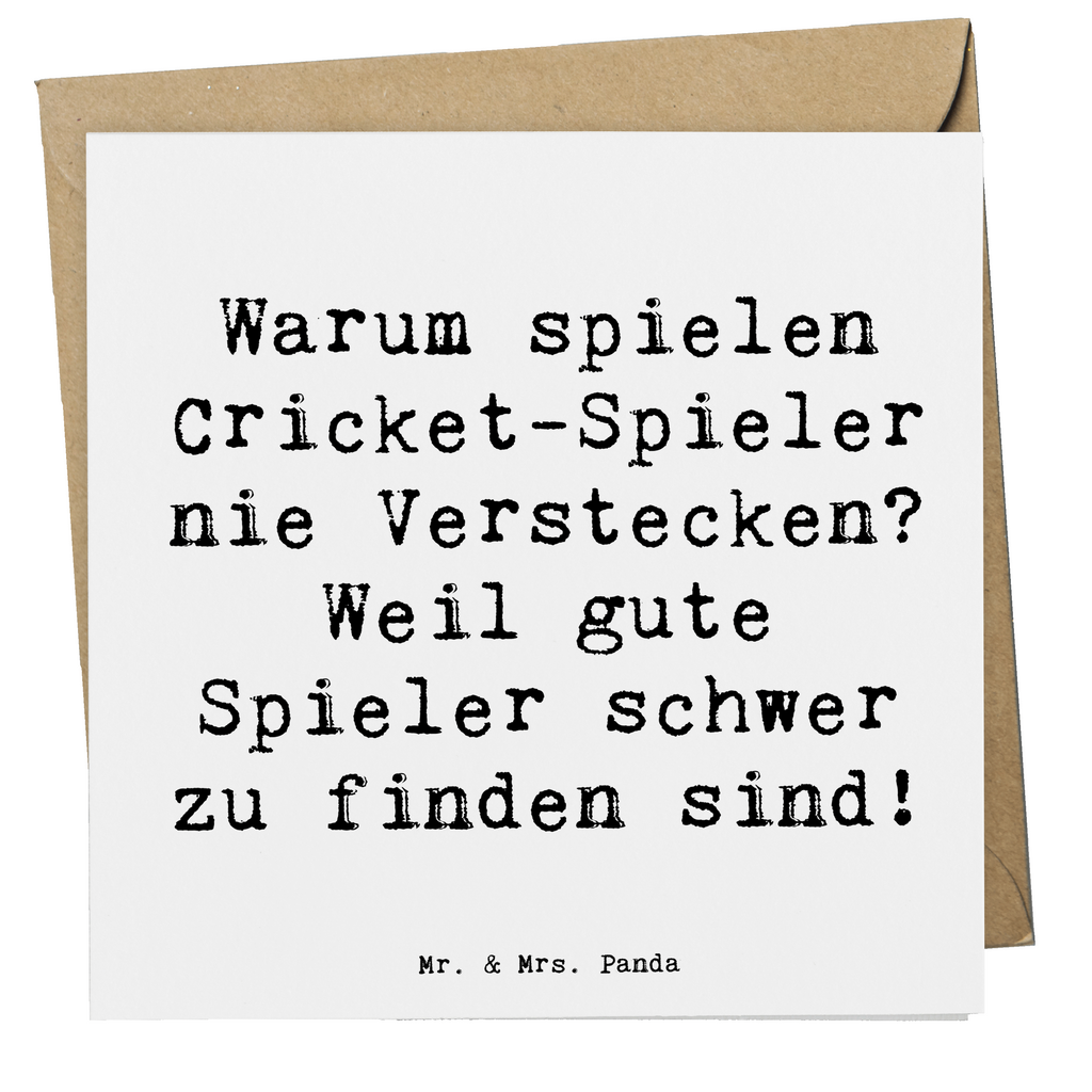 Deluxe Karte Spruch Cricket Verstecken Karte, Grußkarte, Klappkarte, Einladungskarte, Glückwunschkarte, Hochzeitskarte, Geburtstagskarte, Hochwertige Grußkarte, Hochwertige Klappkarte, Geschenk, Sport, Sportart, Hobby, Schenken, Danke, Dankeschön, Auszeichnung, Gewinn, Sportler