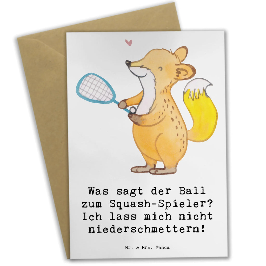 Grußkarte Squash Humor Grußkarte, Klappkarte, Einladungskarte, Glückwunschkarte, Hochzeitskarte, Geburtstagskarte, Karte, Ansichtskarten, Geschenk, Sport, Sportart, Hobby, Schenken, Danke, Dankeschön, Auszeichnung, Gewinn, Sportler