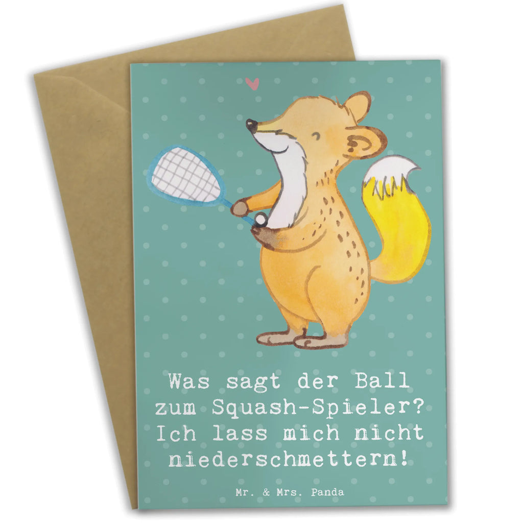 Grußkarte Squash Humor Grußkarte, Klappkarte, Einladungskarte, Glückwunschkarte, Hochzeitskarte, Geburtstagskarte, Karte, Ansichtskarten, Geschenk, Sport, Sportart, Hobby, Schenken, Danke, Dankeschön, Auszeichnung, Gewinn, Sportler