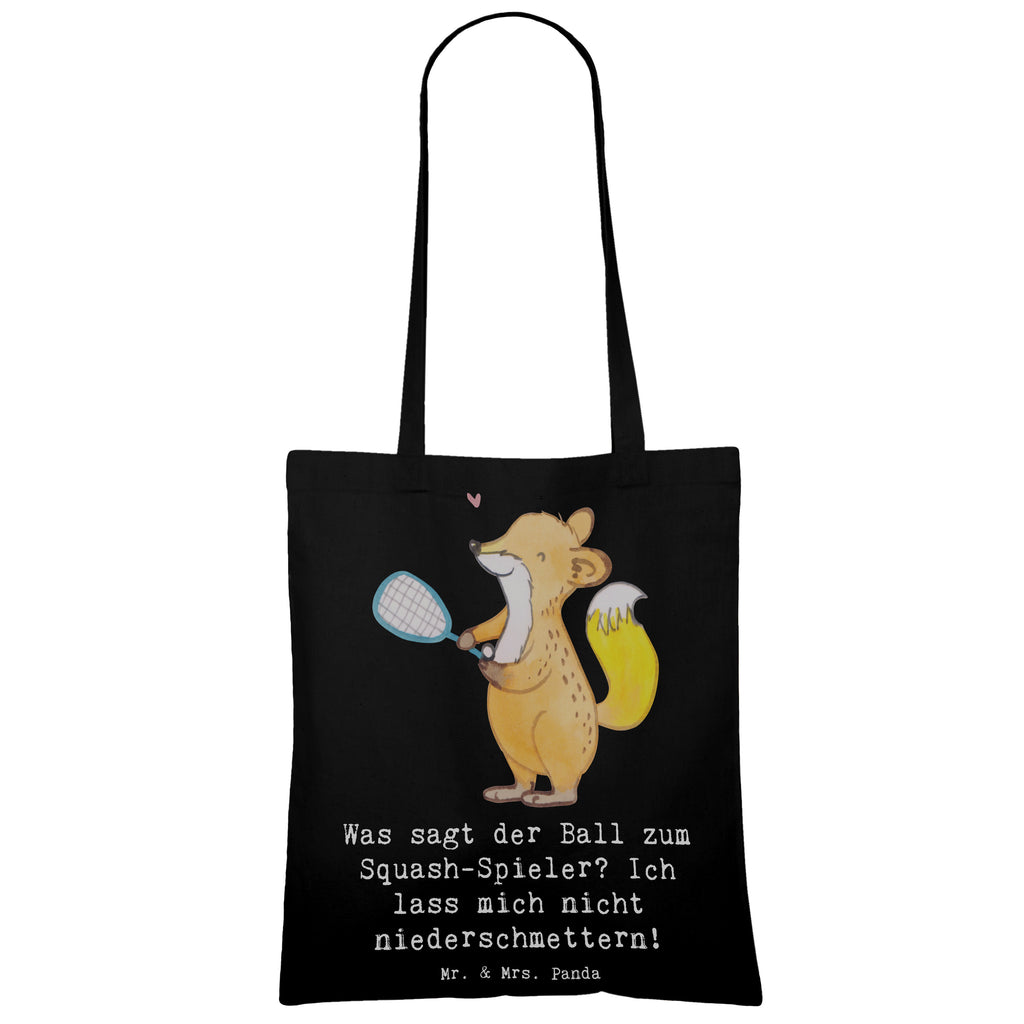 Tragetasche Squash Humor Beuteltasche, Beutel, Einkaufstasche, Jutebeutel, Stoffbeutel, Tasche, Shopper, Umhängetasche, Strandtasche, Schultertasche, Stofftasche, Tragetasche, Badetasche, Jutetasche, Einkaufstüte, Laptoptasche, Geschenk, Sport, Sportart, Hobby, Schenken, Danke, Dankeschön, Auszeichnung, Gewinn, Sportler