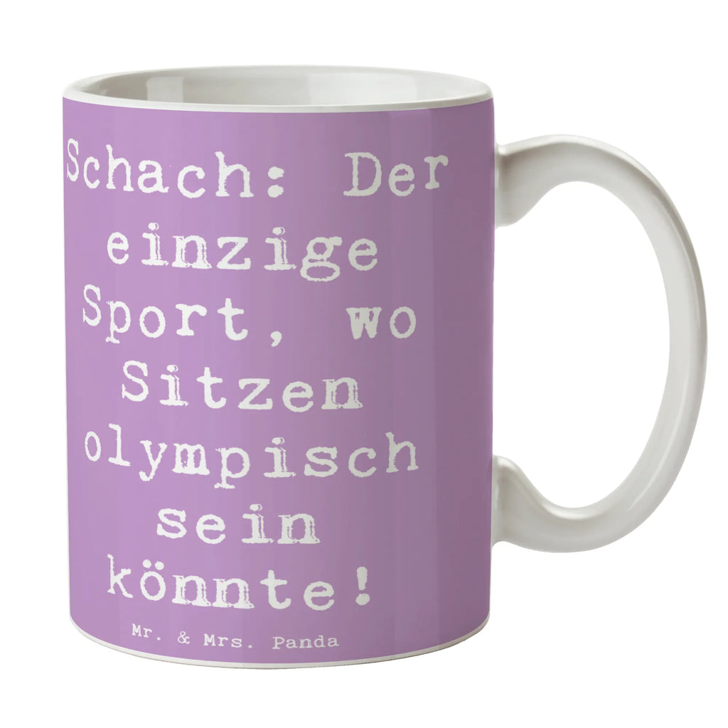 Tasse Spruch Schach: Der einzige Sport, wo Sitzen olympisch sein könnte! Tasse, Kaffeetasse, Teetasse, Becher, Kaffeebecher, Teebecher, Keramiktasse, Porzellantasse, Büro Tasse, Geschenk Tasse, Tasse Sprüche, Tasse Motive, Kaffeetassen, Tasse bedrucken, Designer Tasse, Cappuccino Tassen, Schöne Teetassen, Geschenk, Sport, Sportart, Hobby, Schenken, Danke, Dankeschön, Auszeichnung, Gewinn, Sportler