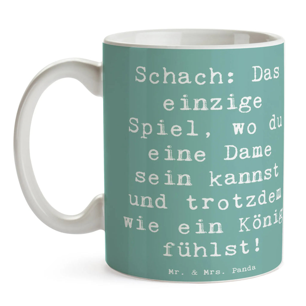 Tasse Spruch Schach Dame und König Tasse, Kaffeetasse, Teetasse, Becher, Kaffeebecher, Teebecher, Keramiktasse, Porzellantasse, Büro Tasse, Geschenk Tasse, Tasse Sprüche, Tasse Motive, Kaffeetassen, Tasse bedrucken, Designer Tasse, Cappuccino Tassen, Schöne Teetassen, Geschenk, Sport, Sportart, Hobby, Schenken, Danke, Dankeschön, Auszeichnung, Gewinn, Sportler